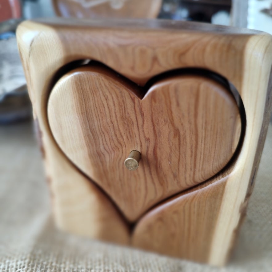 Cedar Box Heart Drawer Julianne Hansen Fine Art Pottery