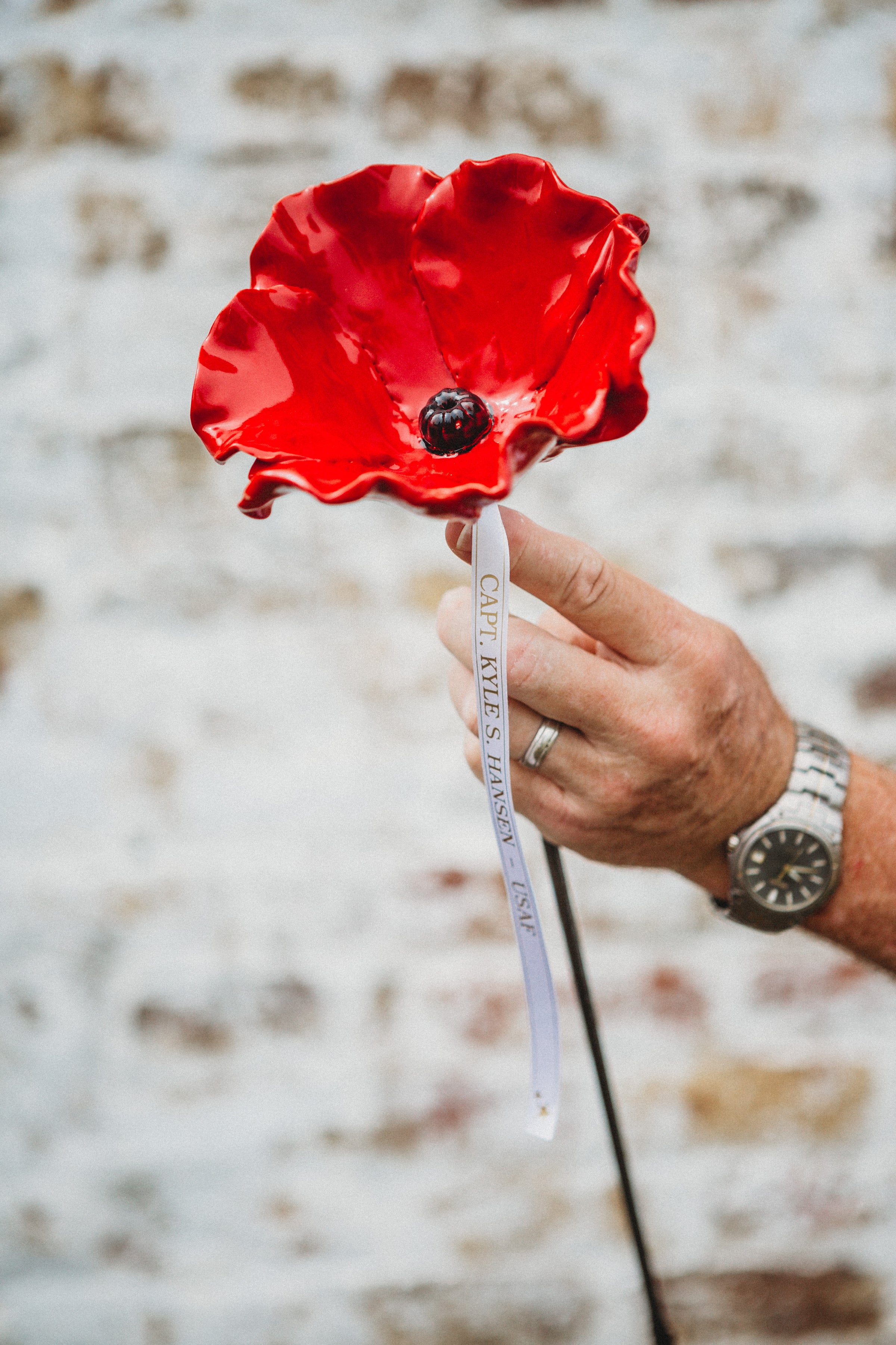 Single Poppy + Dedication 2026 | AlabamaPoppyProject.com
